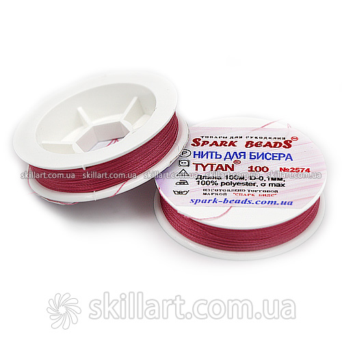 Нитки для бисера Tytan 100 Spark Beads (100м)